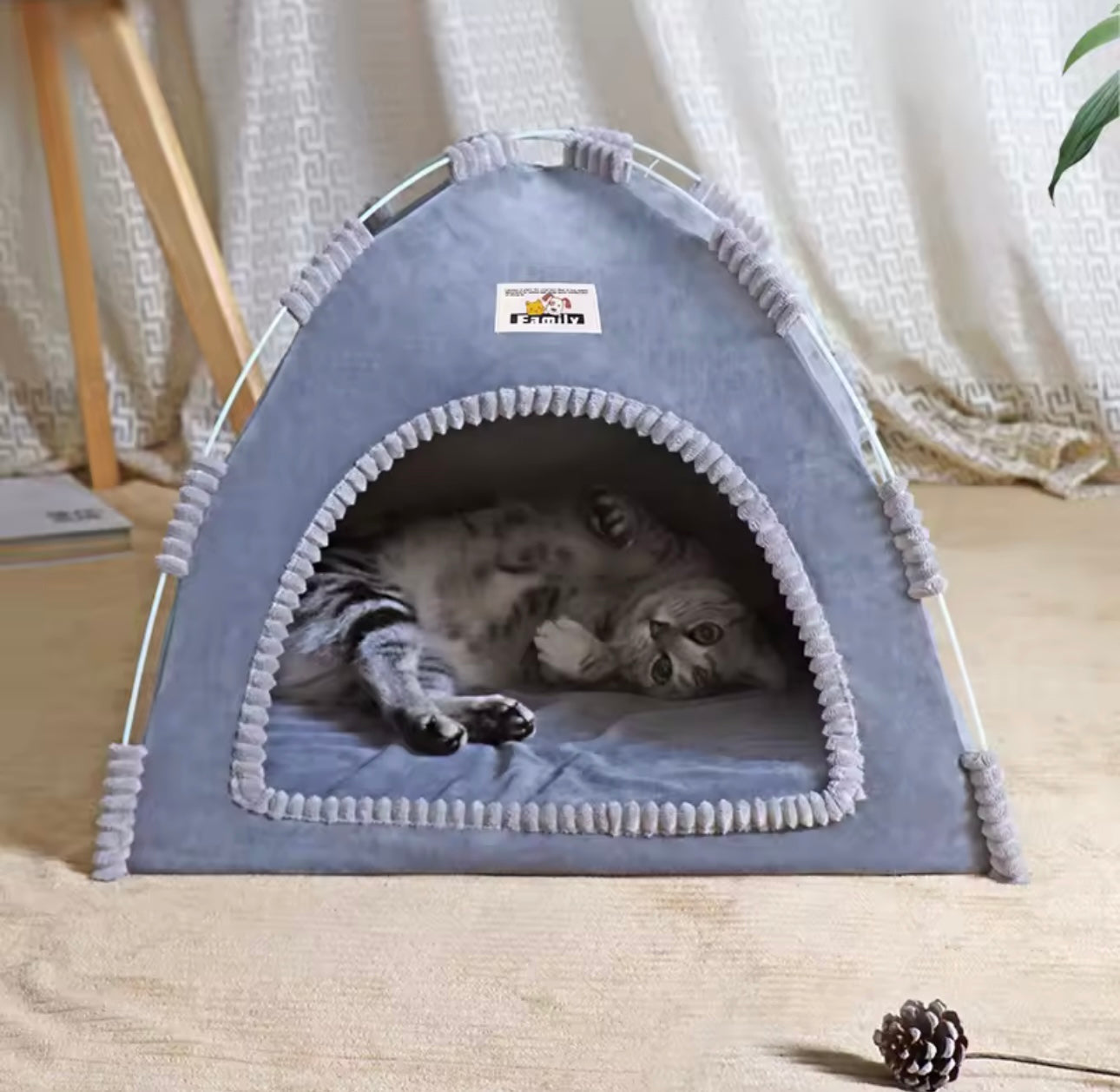 Portable Pet Tent – Cozy, Foldable Hideaway for Cats & Dogs