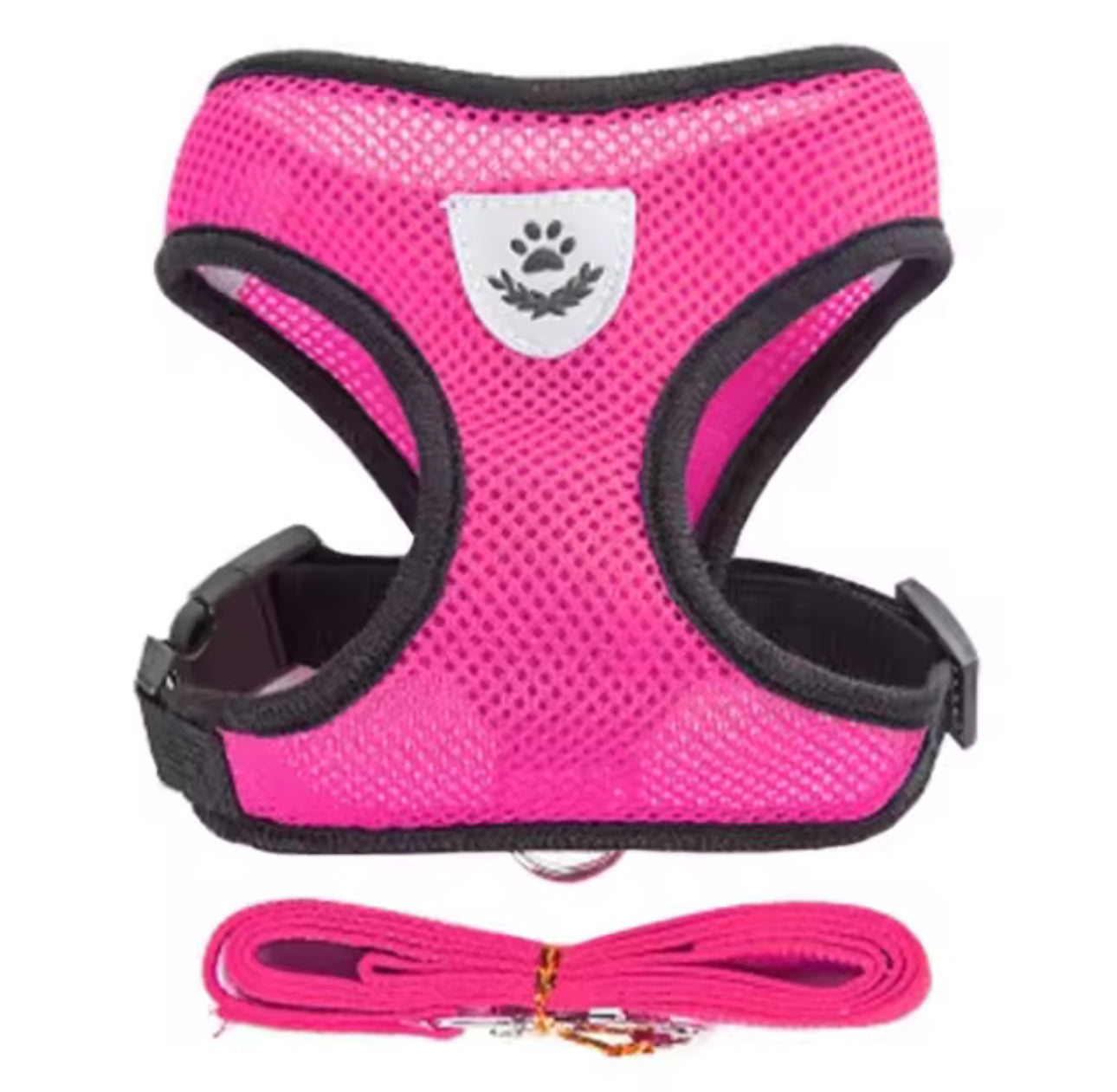 Breathable Cat Harness and Leash Set – Adjustable No-Pull Vest for Safe Outdoor Walks