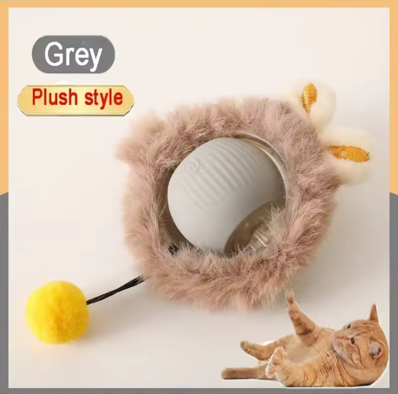 Smart Rechargeable Pet Toy Ball – Interactive Rolling Ball for Cats & Small Dogs | USB Charging | Durable & Quiet