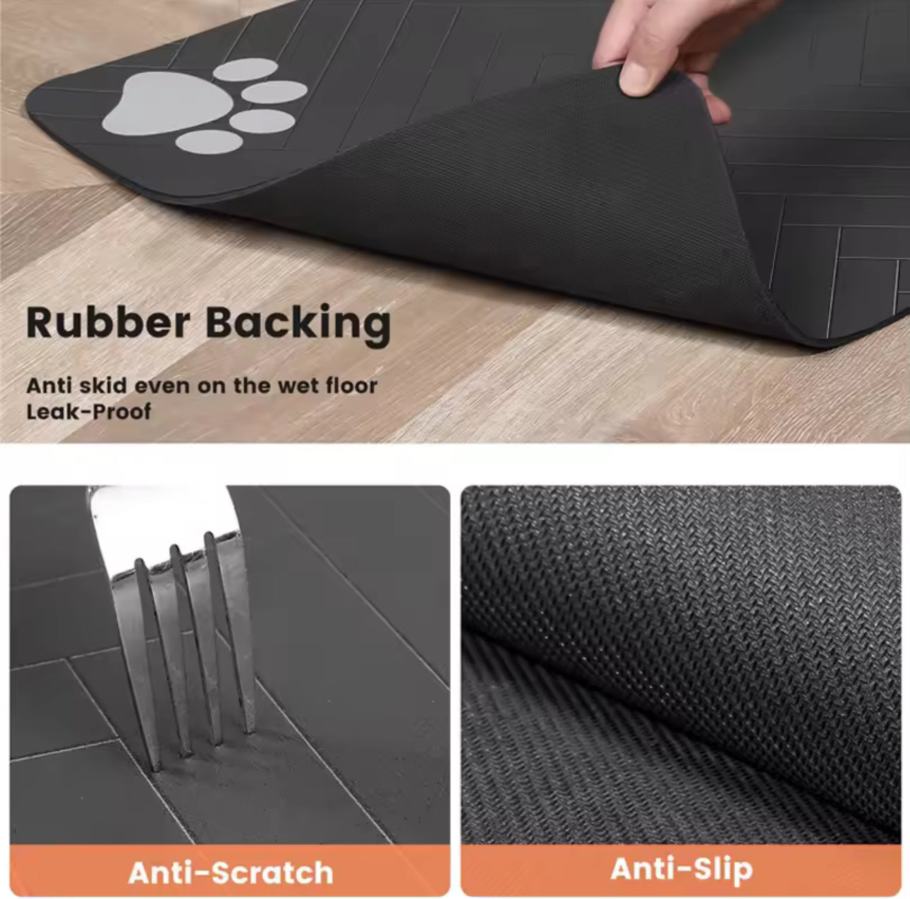 Premium Waterproof Pet Feeding Mat – Keep Your Floors Clean & Dry