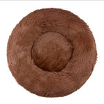 Luxury Fluffy Donut Pet Bed – Calming Nest for Dogs & Cats